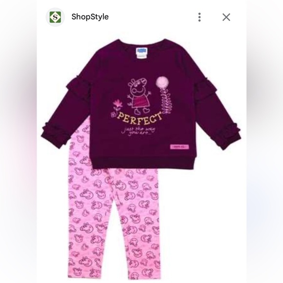 Peppa Pig girls matching outfit size 4T - Picture 1 of 8